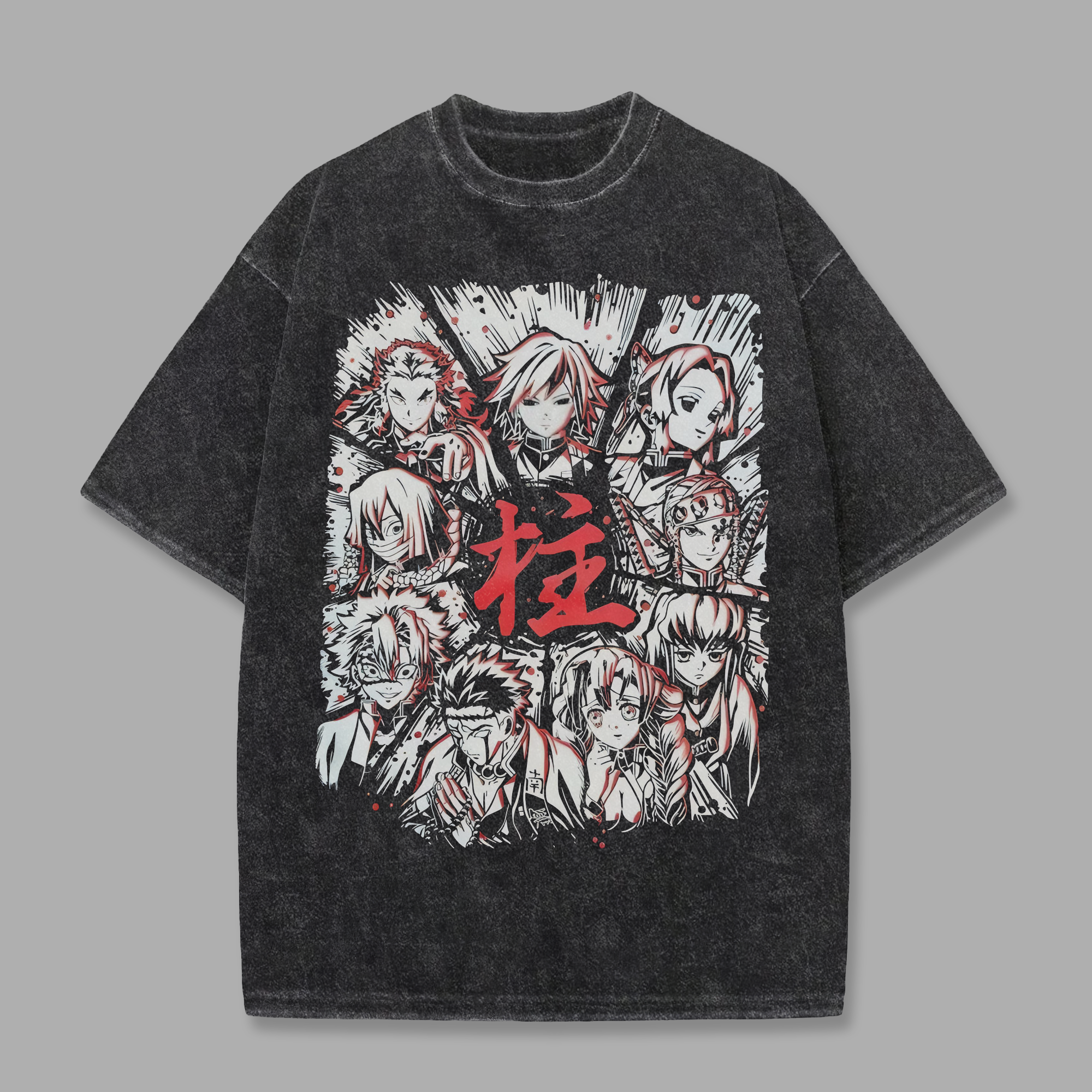 Demon Slayer Hashiras Red Theme T-shirt