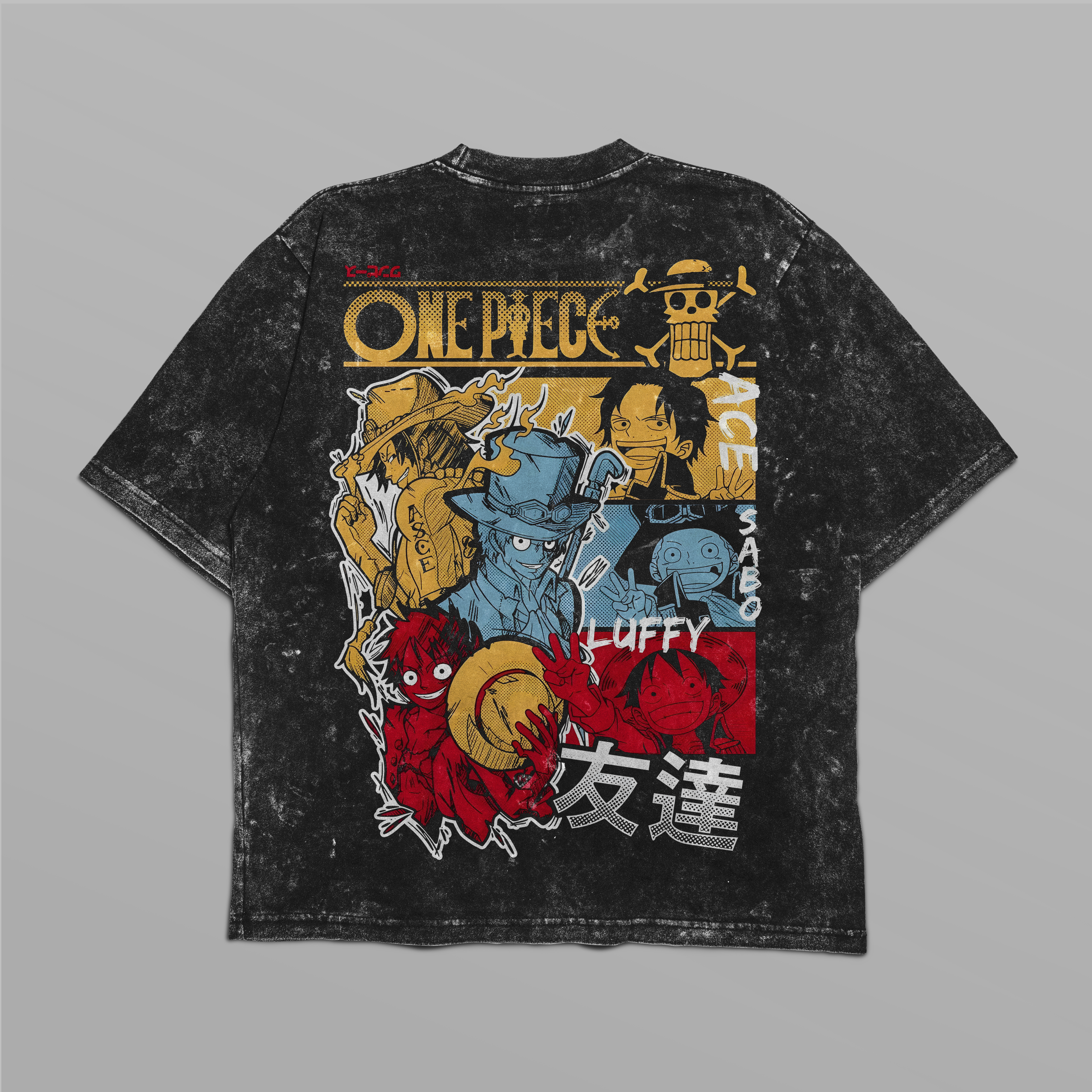 One Piece Luffy Ace Sabo T-shirt