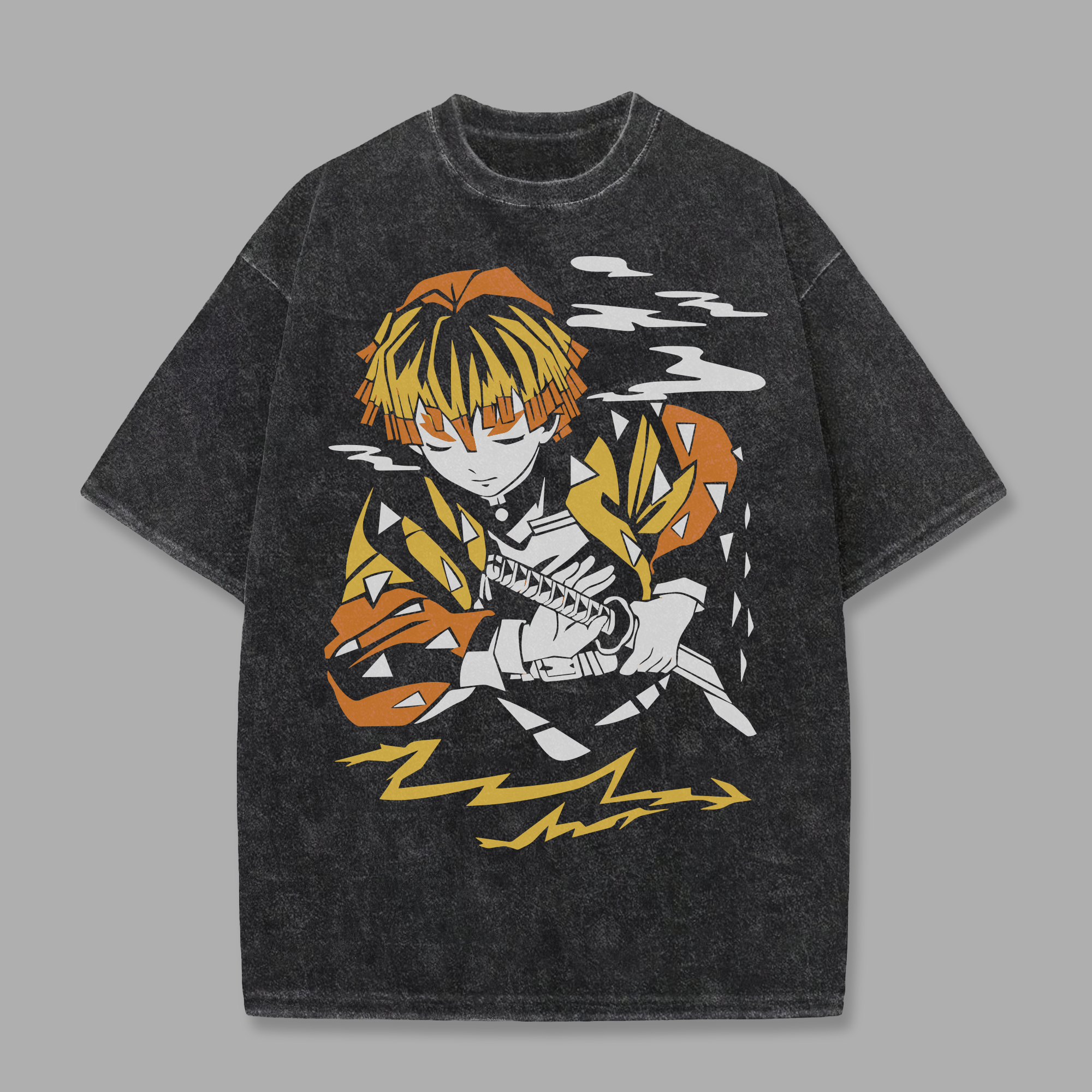 Demon Slayer Zenitsu Yellow Style T-shirt