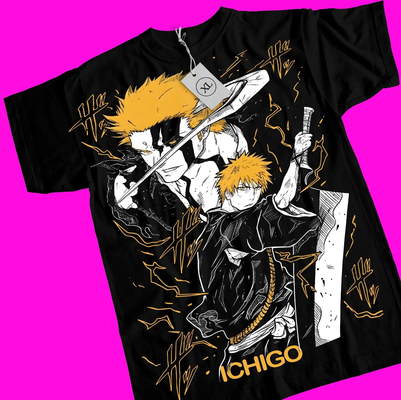 Bleach Ichigo Kurosaki T-shirt - Senpai Attire