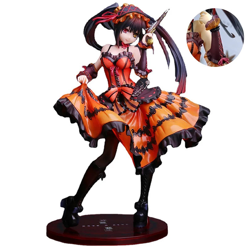 Date a Live 23CM PVC Kurumi Tokisaki Beautiful Action Figure