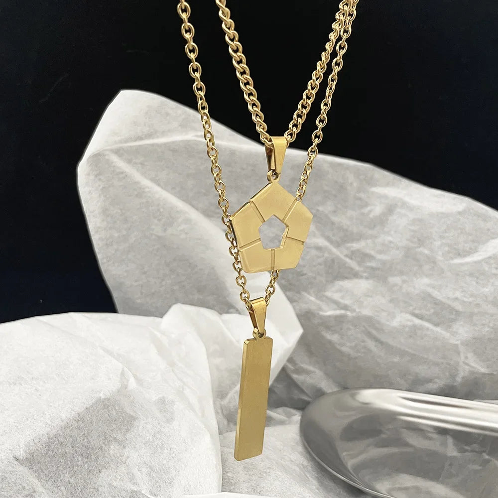 Blue Lock Golden Pendant