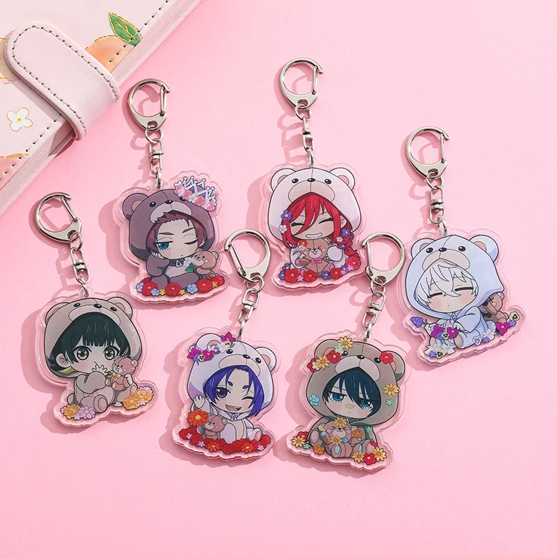 Blue Lock Acrylic Cute Keychain