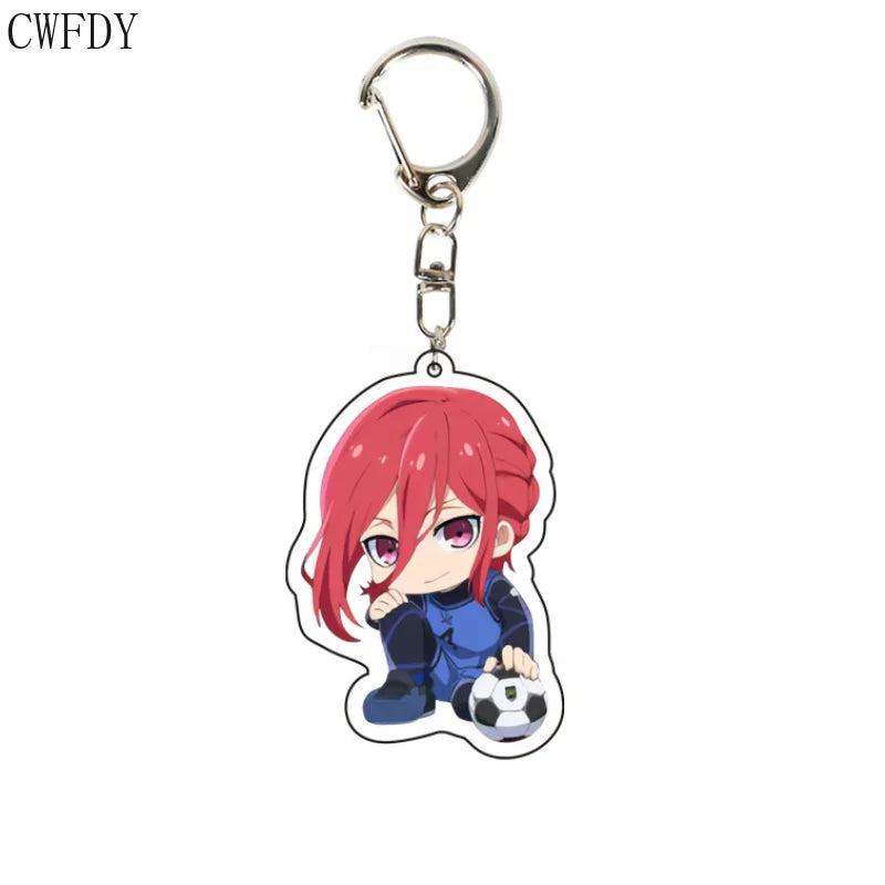 Blue Lock Cute Keychain