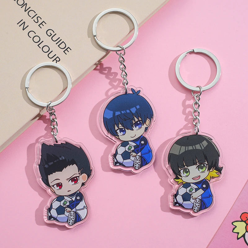 Blue Lock Kawaii Keychain